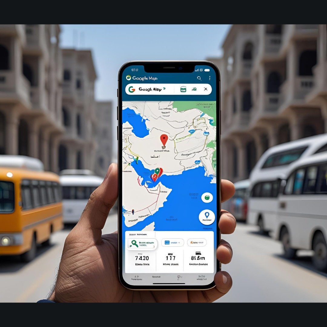 CDA App, Bus Routes Ab Google Maps Par Live