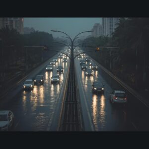 Karachi Mein Heavy Rain Se Pehle Road Closures Aur Traffic Plans