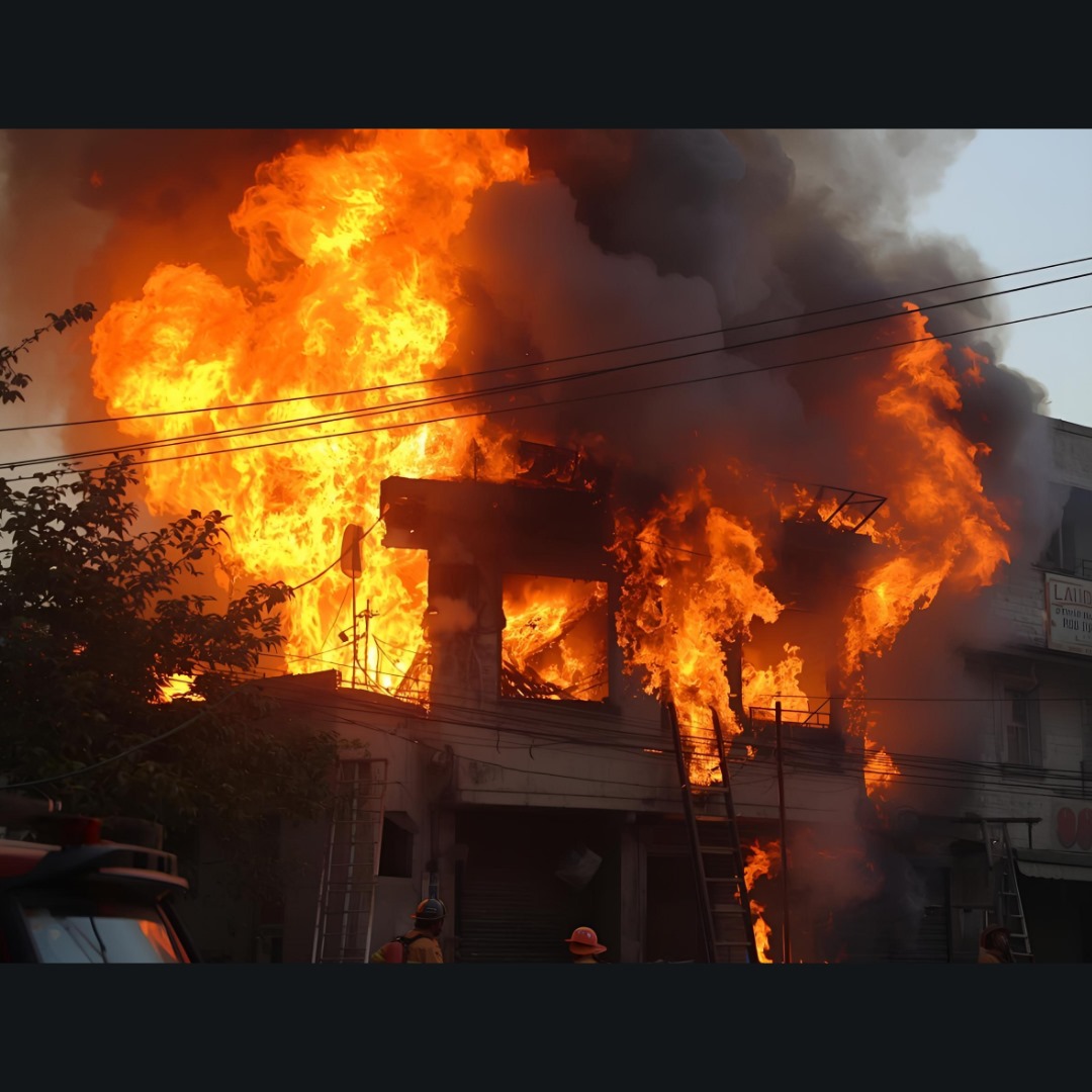 Karachi Mein Garment Factory Mein Aag, Imarat Gir Gay, 5 Zakhmi