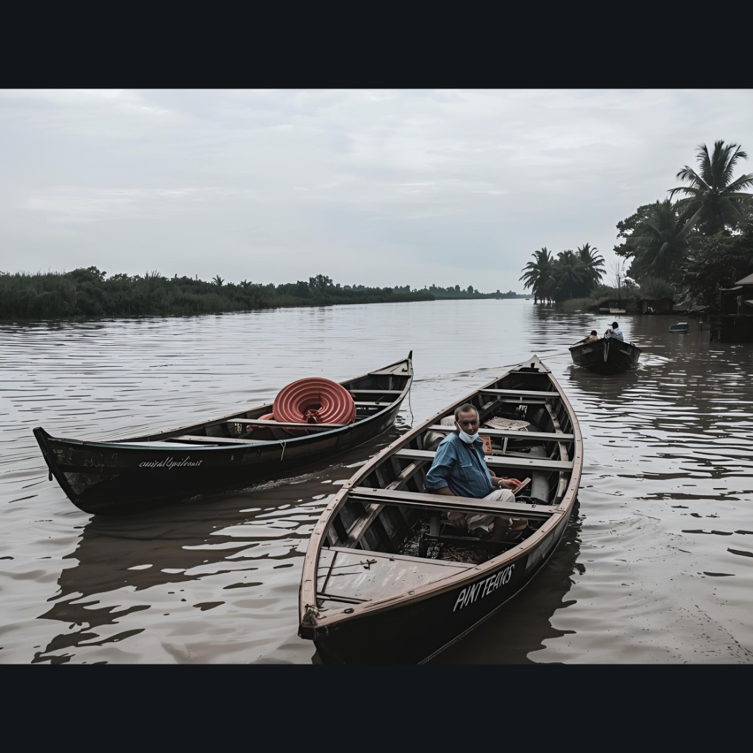 Flood Rescue Ky Doran 2 Kashtiyan Doob Gayin, 30 Afraad Beh Gaye