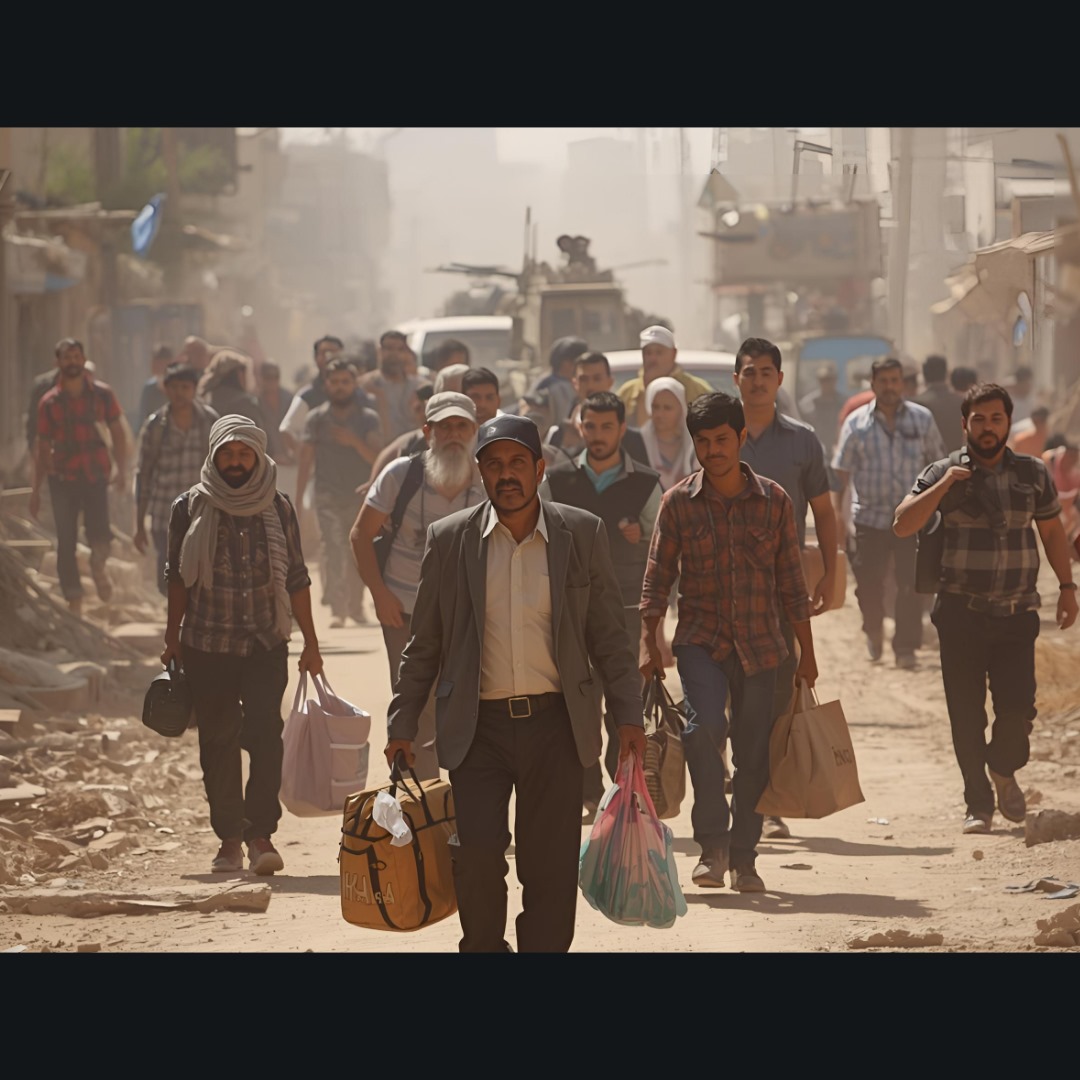 Israel Army Kehti Hai Ke 250,000 Se Zyada Residents Gaza City Chor Gaye Hain