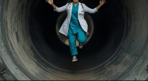 Karachi Mein Doctor Ny Naale Mein Kood Kar Suicide Attempt Kia, Laash Abb Tak Nhi Mili