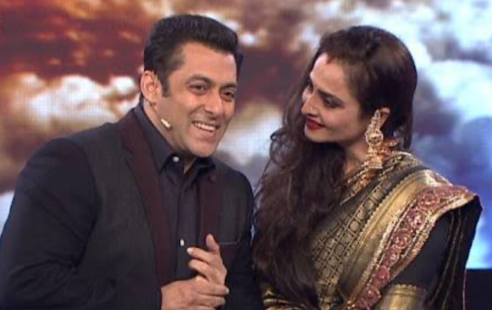 Rekha Salman Khan Ki Madad Karti Thi Jab Wo Lines Bhool Jaate