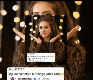 Jannat Mirza Ne Hair Style Suggestion Par Hilarious Clapback Diya