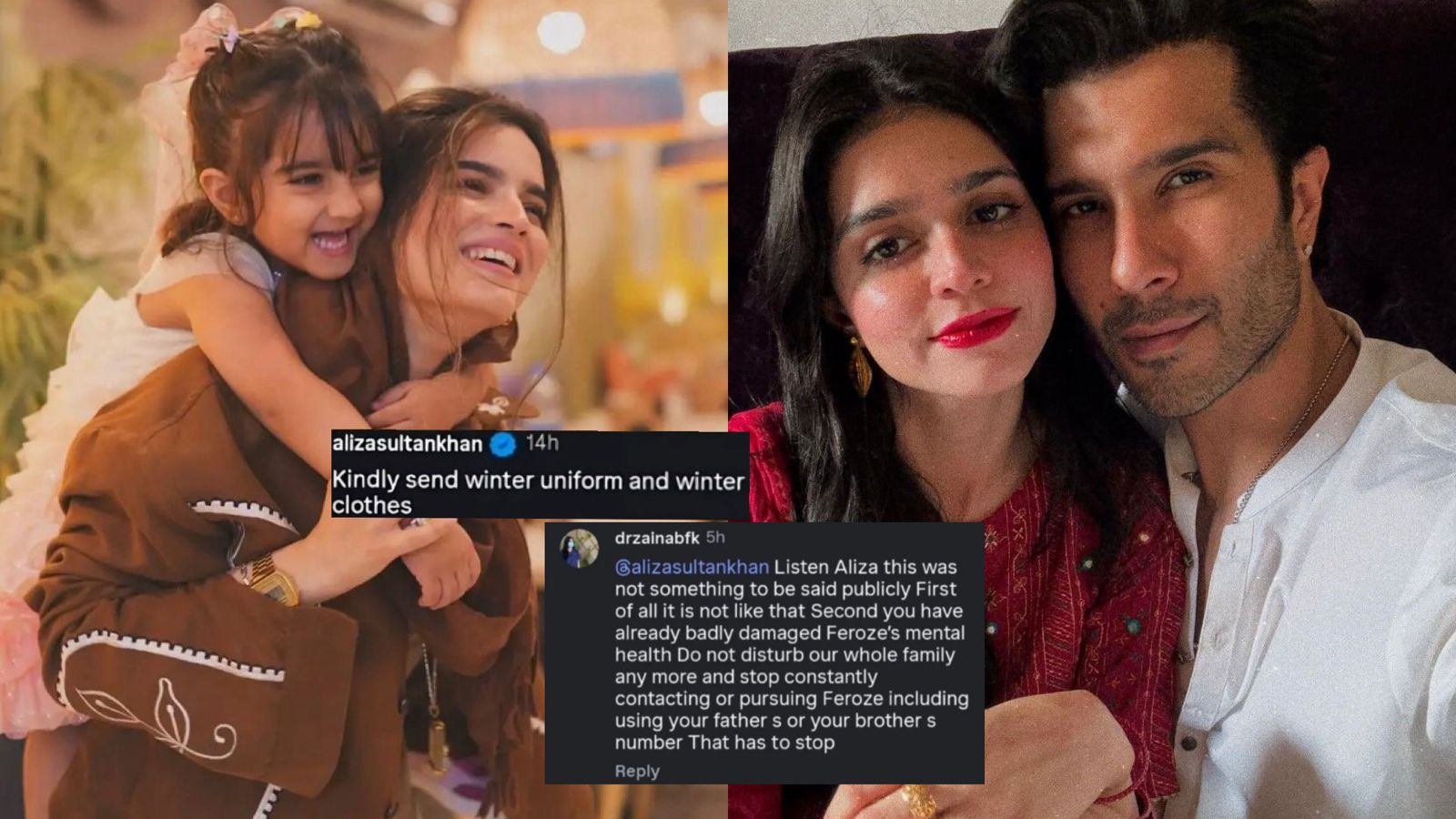 Feroze Khan Ki Ex-Wife Aur Current Wife Ki Comments Mein Takkar