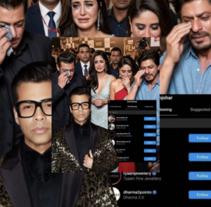 Karan Johar Ka Bara Qadam!: Tamam Bollywood Actors Ko Unfollow Karne Ke Baad Bhi Pakistani Sitaron Ko Follow Karne Par Social Media Par Charchay